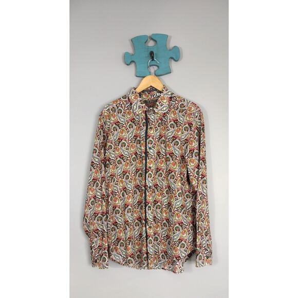 Robert Graham Men's XL Button-Down Shirt Classic Fit Paisley - Picture 2 of 16